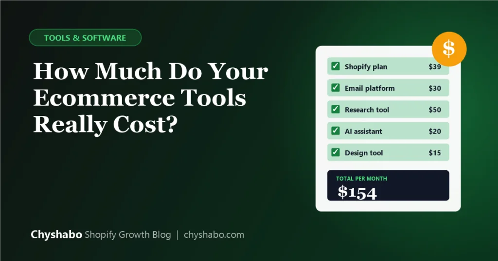 How Much Do Your Ecommerce Tools Really Cost? Audit Your Tool Stack and Cut the Waste